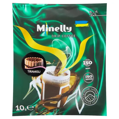 Кава Minelly Тірамісу ароматизована дріп-пакет 10г х10