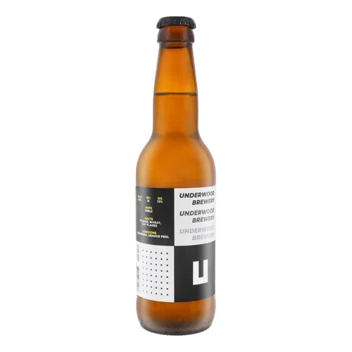 Пиво 0.33л 4.6% світле нефільтроване непастеризоване Forest Blanche Underwood Brewery
