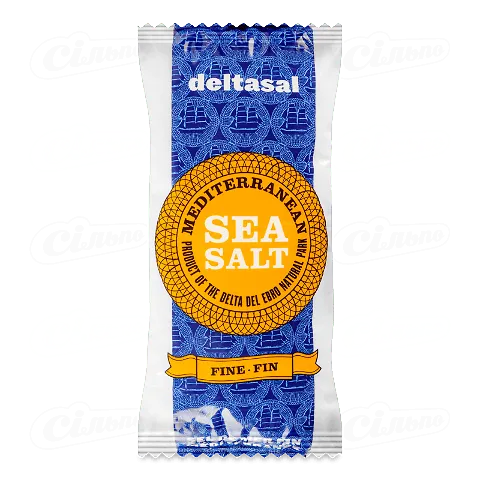 Сіль Deltasal Середземноморська морська крупна Т-3, 1кг