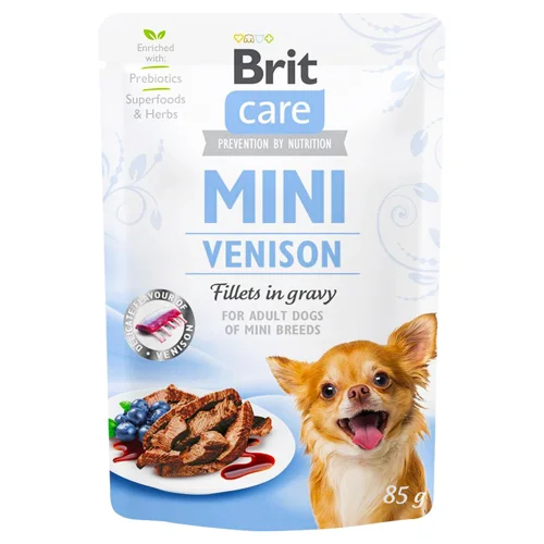 Корм вологий Brit Care з дичиною для собак мініатюрних порід 85г