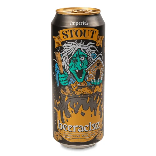 Пиво Beeraclez Stout темне з/б,0,5л