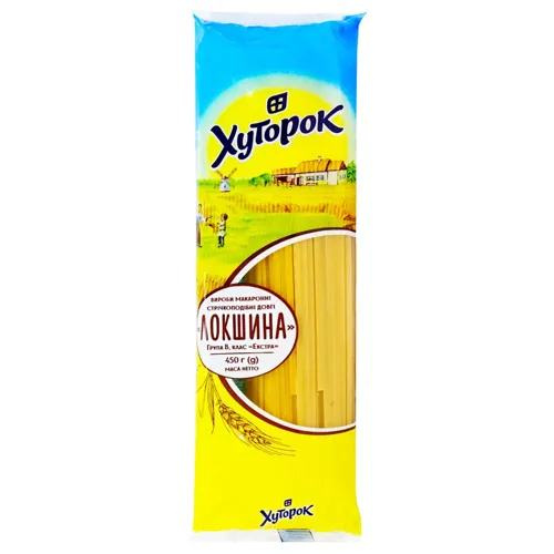 Макаронні вироби Хуторок Лапша 450г