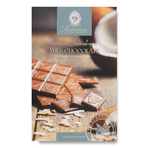 Шоколад Молочний З Кокосовою Стружкою Premium Series, Картонна Упаковка, 80г