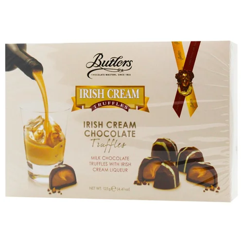 Цукерки Butlers Irish Cream Трюфелі шоколадні 125г