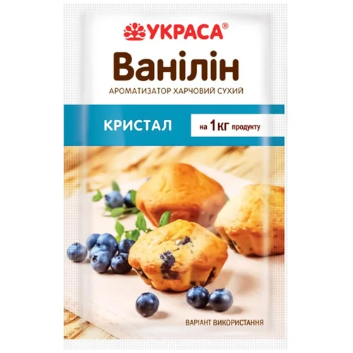 Ванілін Украса Кристал для випічки 2г