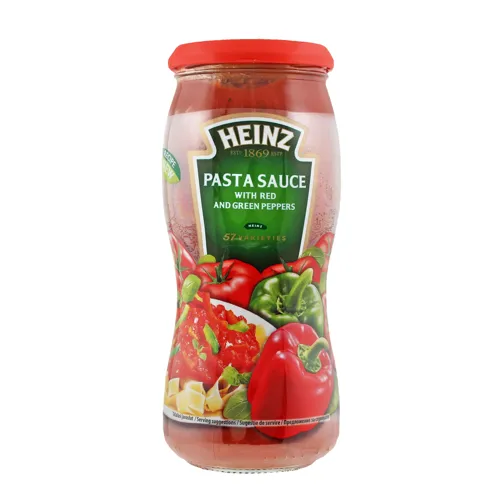 Heinz соус для пасти з червоним та зеленим перцем 500г