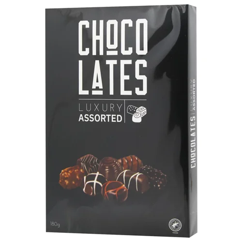 Цукерки Piasten Chocolates Schwarz шоколадні асорті 180г