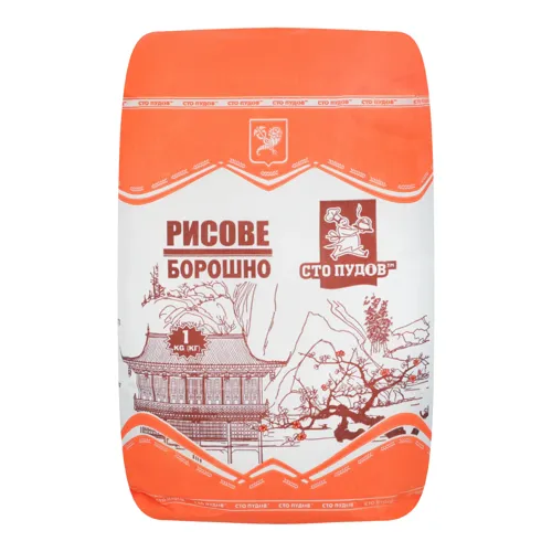 Борошно рисове «Сто пудів» м/у 1кг