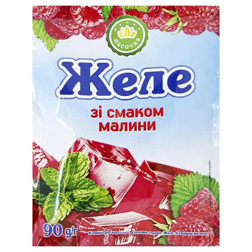 Желе Ласочка зі смаком малини 90г