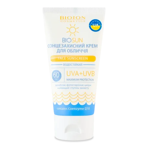 Крем для обличчя Bioton сонцезахисний SPF 60