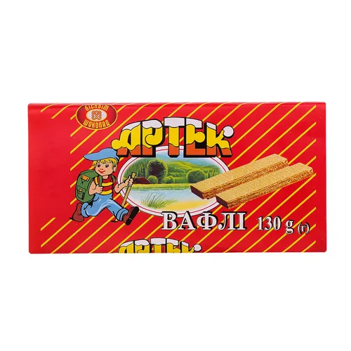Вафлі Артек Бісквіт Шоколад м/у 130г