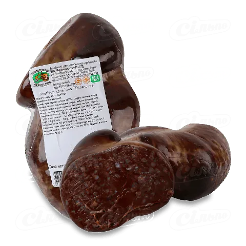 Ковбаса «Укрпромпостач» «Кров'яна Селянська» натуральна оболонка 2 вищого ґатунку, кг