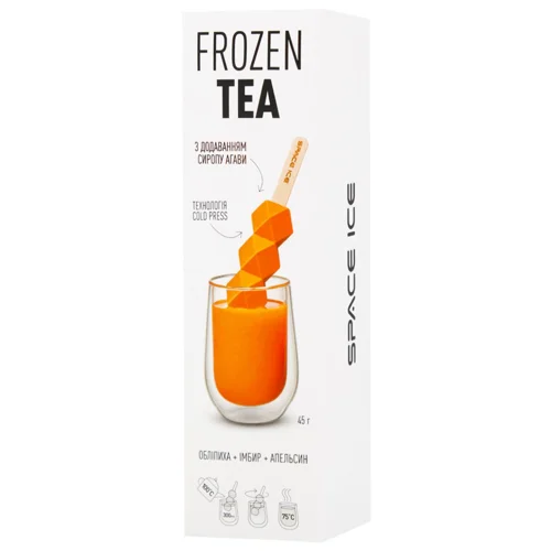 Чай Space Ice Frozen Tea Обліпиха та імбир з сиропом агави концентрат 45г