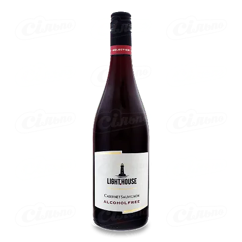 Вино Light House Cabernet Sauvignon червоне безалкогольне, 0,75л