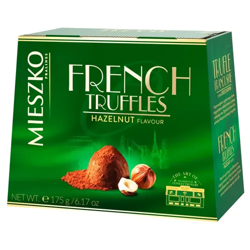 Цукерки Mieszko French Truffles Фундук 175г