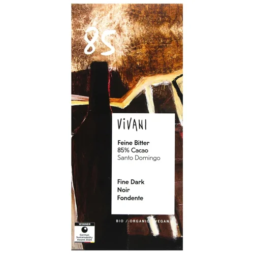 Шоколад Vivani темний органічний 85% какао 80г