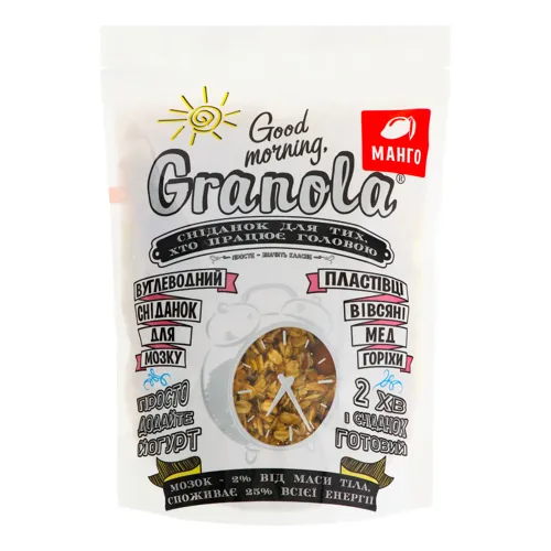 Гранола з манго Good Morning Granola м/у 330г