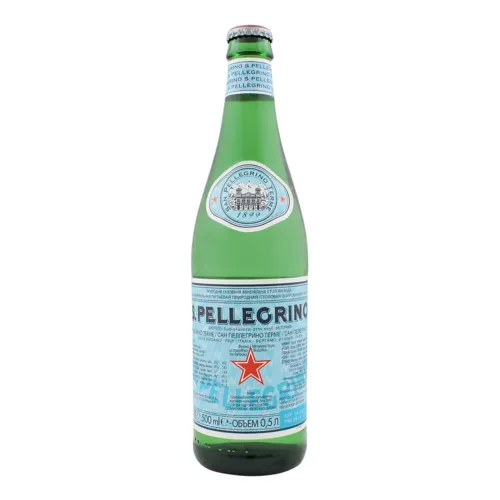 Вода мінеральна S.Pellegrino газована 0,5л