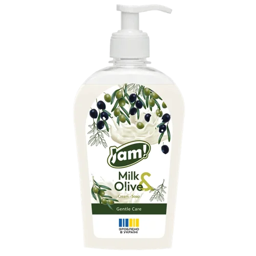 Крем-мило Jam! Milk & Olive з гліцерином