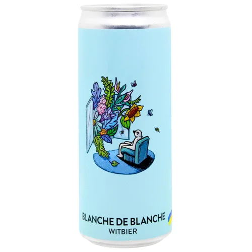Пиво Varvar Blanche de Blanche світле нефільтроване 4,8% 0,33л