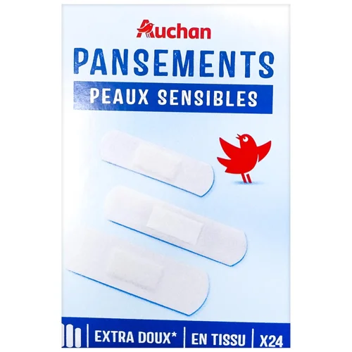 Набір пластирів Auchan 24шт