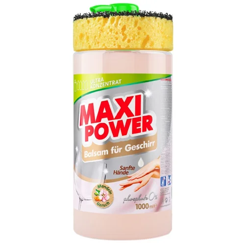 Бальзам для миття посуду Maxi Power Мигдаль 1л