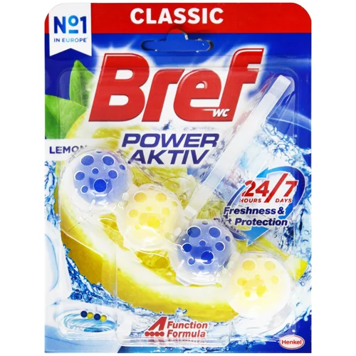 Блок для унітазу Bref Power Activ Лимон 51г