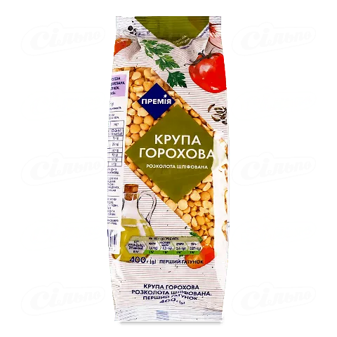 Крупа горохова «Премія» розколота, 400г