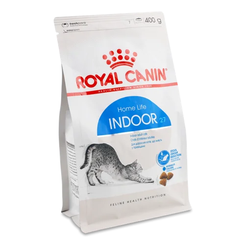 Корм сухий повнораціонний для дорослих котів 1-7 років, індор, Royal Canin, 400 г