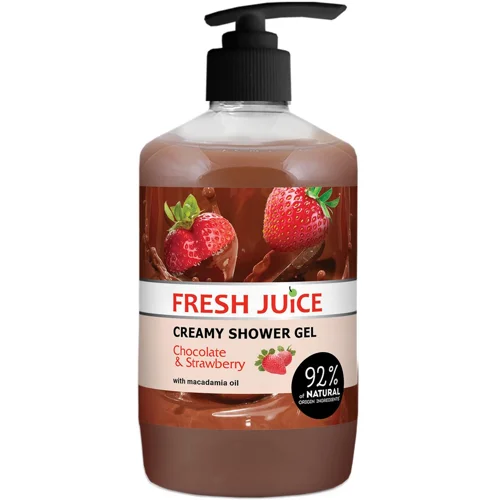 Крем-гель для душу Fresh Juice Шоколад & Полуниця 750мл