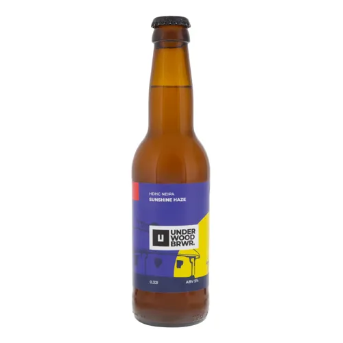 Пиво 0.33л 5% світле нефільтроване непастеризоване Sunshine haze Underwood Brewery
