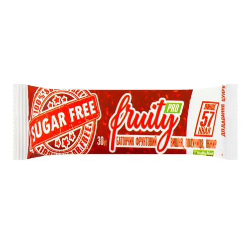 Батончик фруктовий «Вишня-полуниця-інжир» Healthy Meal м/у 30г