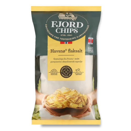 Чипси Вищого Ґатунку Fjord Chips Havsno З Морською Сіллю, 150г