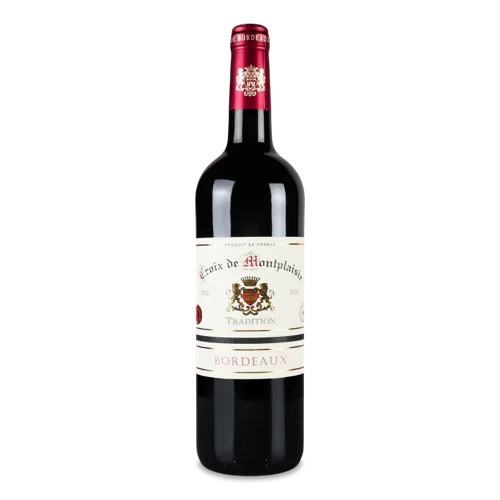 Вино Croix De Montplaisir Bordeaux Красне Сухе, 0.75л