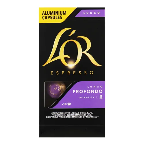 Кава натуральна смажена мелена у капсулах Lungo Profondo L’OR 52г