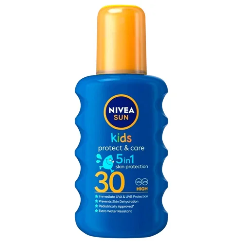Спрей сонцезахисний Nivea Sun Kids Protect & Care дитячій 5в1 SPF30 200мл