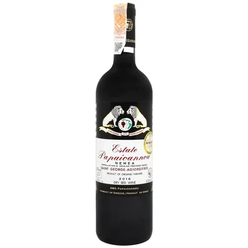 Вино Ktima Papaioannou червоне сухе 14% 0,75л