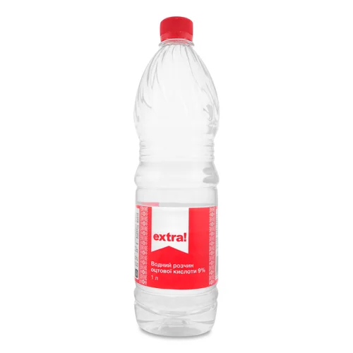 Оцет Extra! столовий 9%,1л