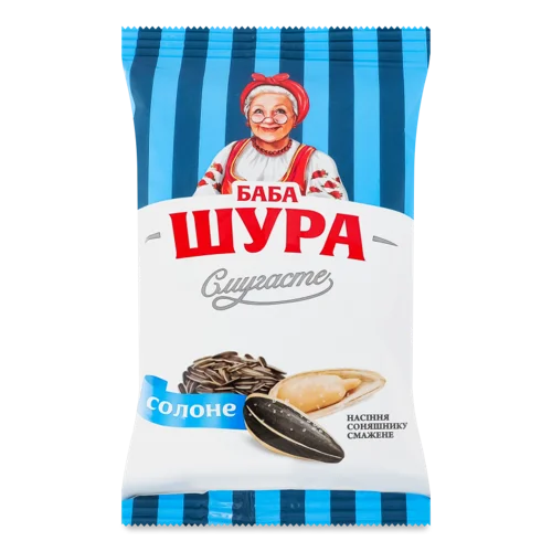 Насіння Соняшнику Смажене Солоне В/ґ, 100г