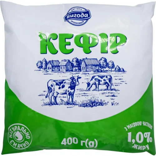 Кефір Вигода 1%, 400г