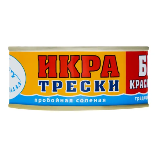 Ікра тріски пробійна солена Камчадал 80г