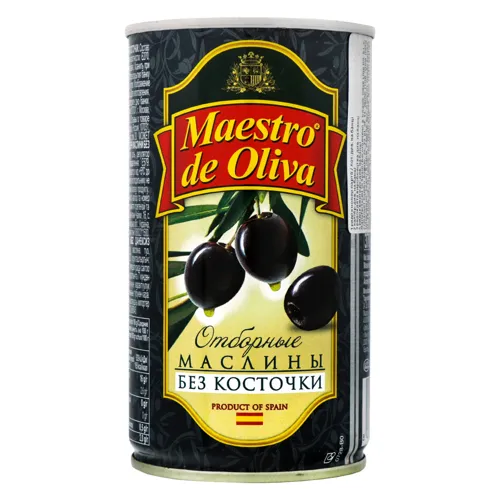 Маслини без кісточки Добірні Maestro de Oliva з/б 360г