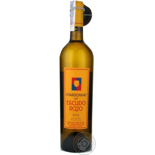 Вино Escudo Rojo Chardonnay біле сухе 14% 0,75л
