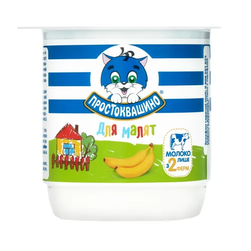 Сирок 3.4% Банан Простоквашино для малят ст 100г