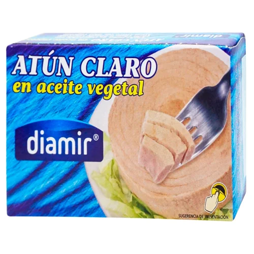 Тунець Diamir Atun Claro в рослинній олії 120г