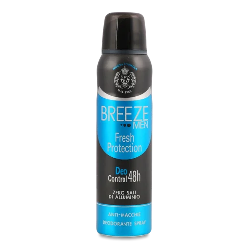 Дезодорант Fresh Protection Breeze Men 150мл, антиперспірант, в/пл