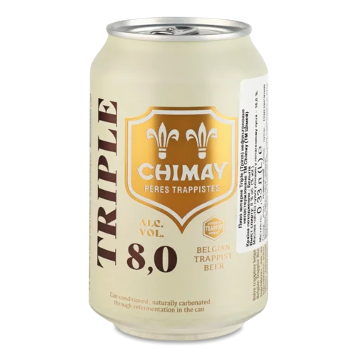 Пиво Chimay Triple янтарне нефільтроване з/б