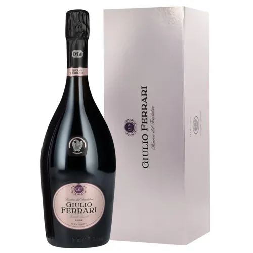Вино ігристе Giulio Ferrari Rose рожеве брют 12,5% 0,75л