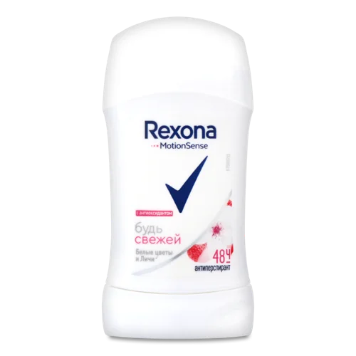 Антиперспірант-олівець Rexona Білий квітки та лічі, 40 мл