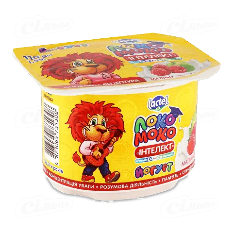 Йогурт Локо Моко Інтелект малина-яблуко 1.5%, 115г